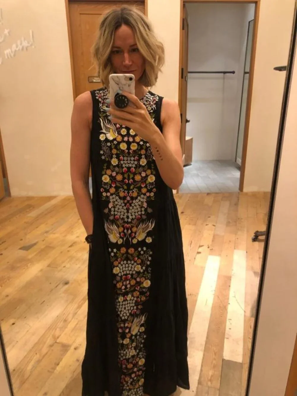 NWT Anthropologie Samant Chauhan Jacaranda Tiered Maxi Dress 10 - Picture 11 of 16